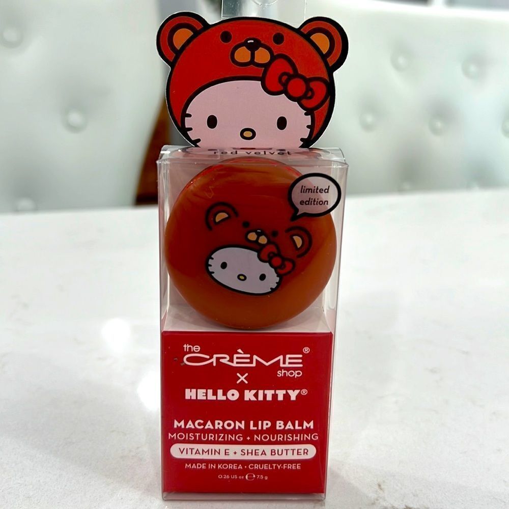 LIMITED EDITION HELLO KITTY TIK TOK Creme Shop Macaron Lip Balm